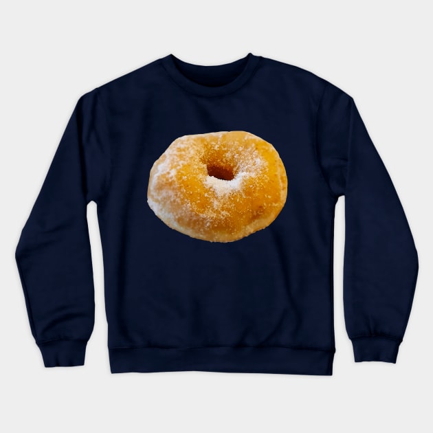 Sweet Food Sugar Ring Donut Crewneck Sweatshirt by ellenhenryart